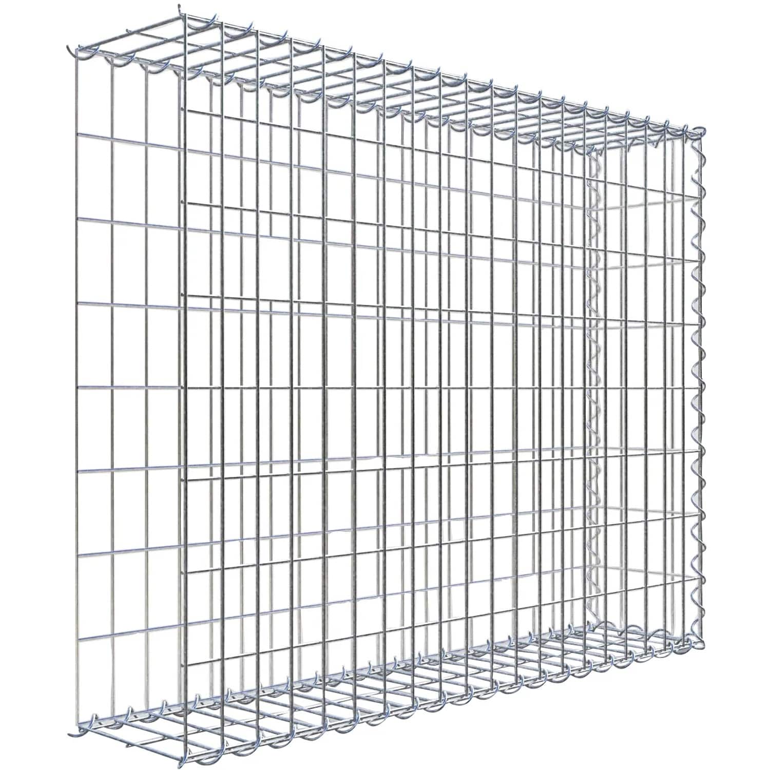 Gabiona Gabione-Anbaukorb Typ 2 80 x 100 x 20 cm Maschenw 5 x 10 cm