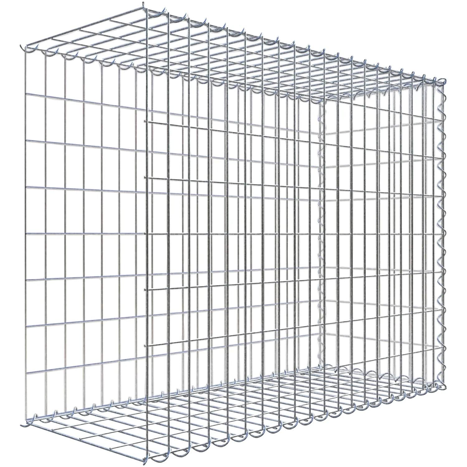Gabiona Gabione-Anbaukorb Typ 2 80 x 100 x 40 cm Maschenw 5 x 10 cm