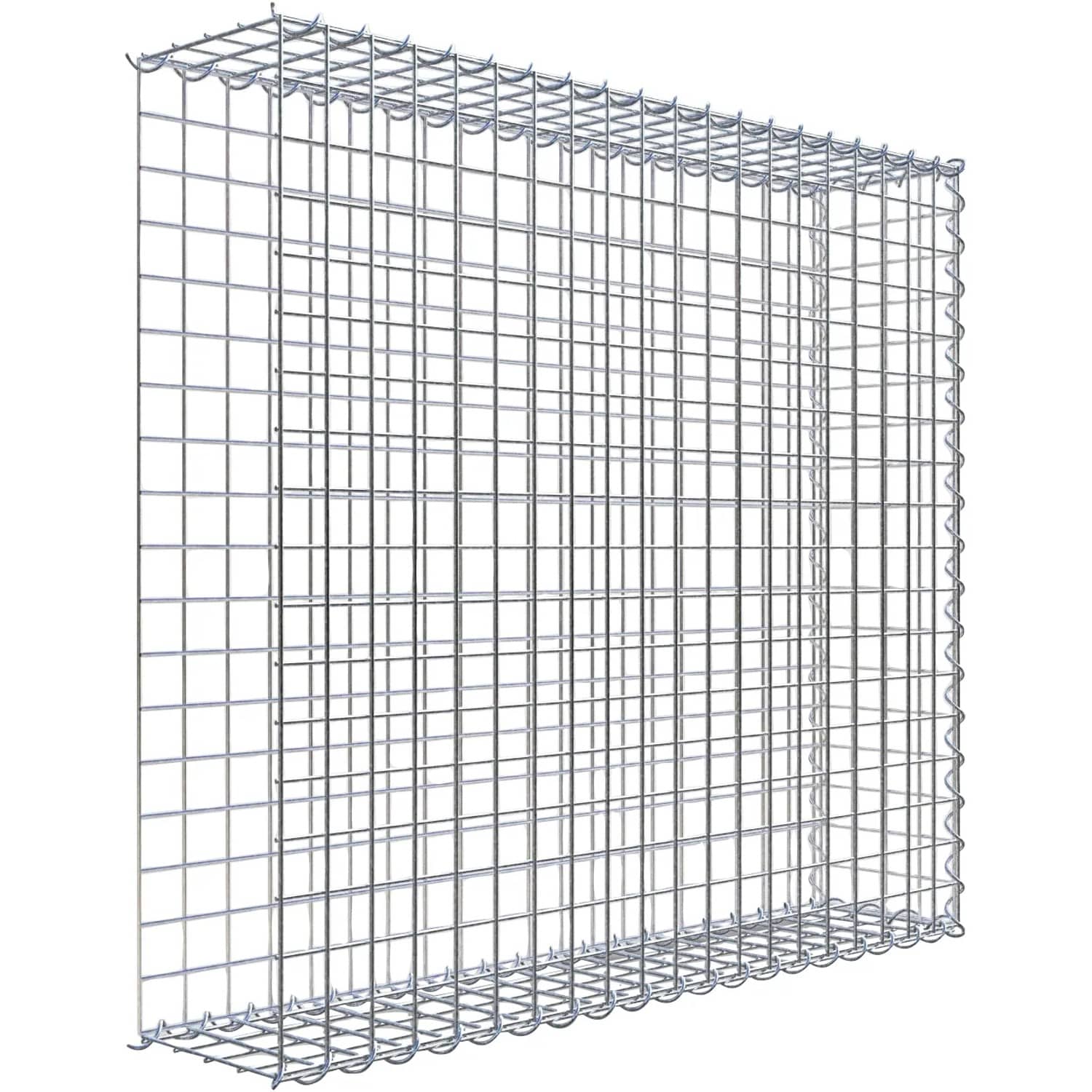 Gabiona Gabione-Anbaukorb Typ 2 90 x 100 x 20 cm Maschenw 5 x 5 cm