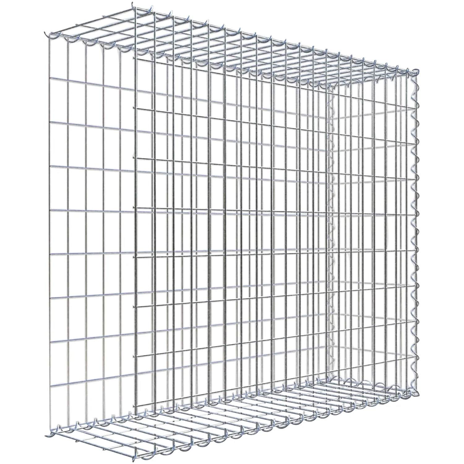 Gabiona Gabione-Anbaukorb Typ 2 90 x 100 x 30 cm Maschenw 5 x 10 cm