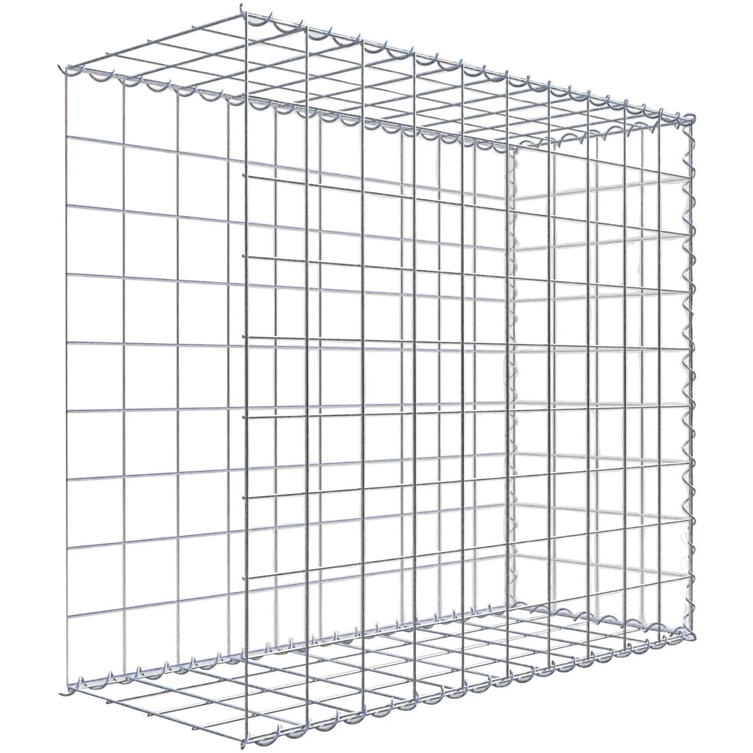 Gabiona Gabione-Anbaukorb Typ 2 90 x 100 x 40 cm Maschenw 10 x 10 cm