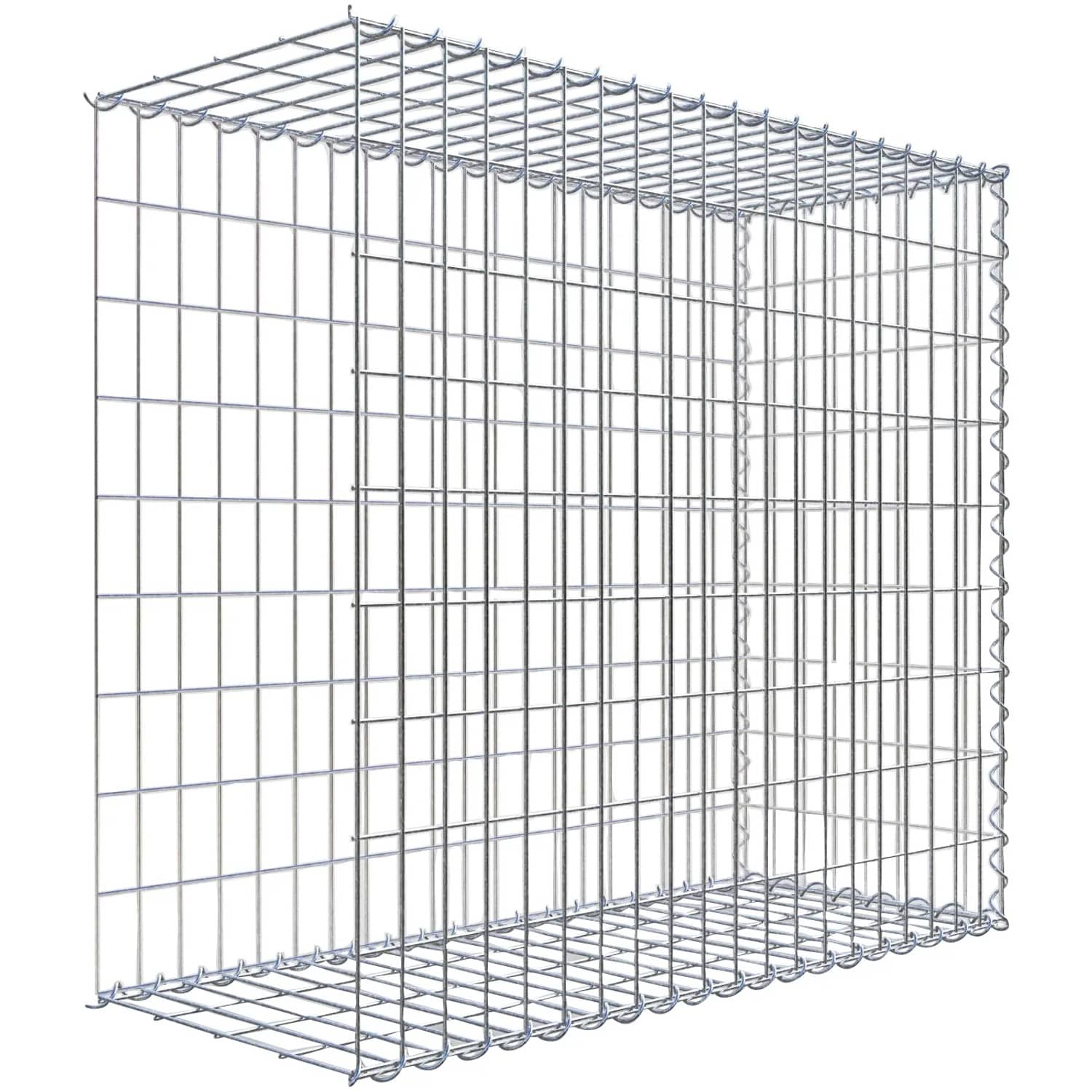 Gabiona Gabione-Anbaukorb Typ 2 90 x 100 x 40 cm Maschenw 5 x 10 cm