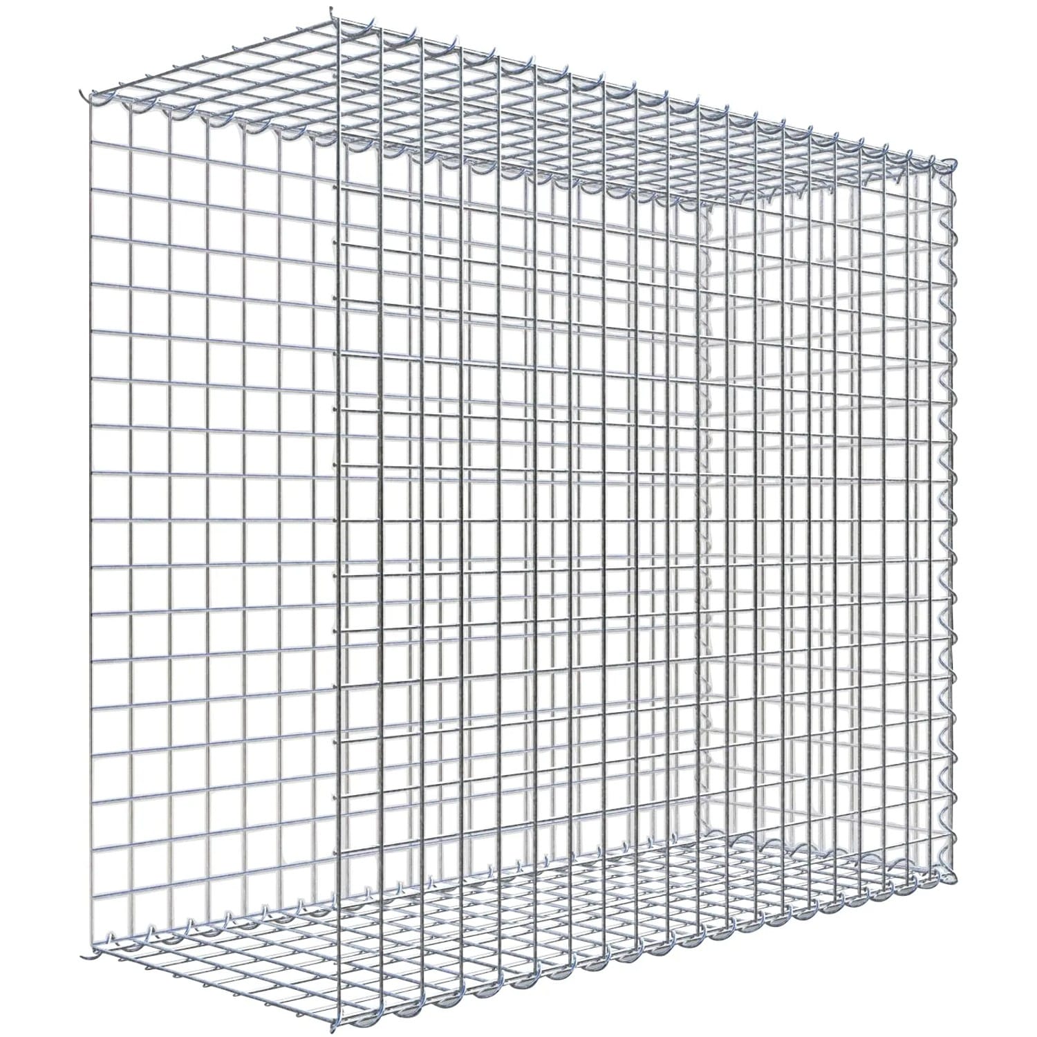 Gabiona Gabione-Anbaukorb Typ 2 90 x 100 x 40 cm Maschenw 5 x 5 cm