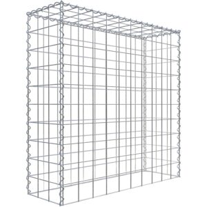 Gabiona Gabione-Anbaukorb Typ 3 100 x 100 x 30 cm Maschenw 10 x 10 cm