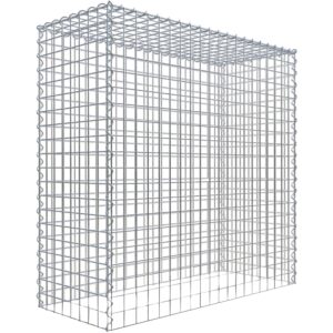 Gabiona Gabione-Anbaukorb Typ 3 100 x 100 x 40 cm Maschenw 5 x 5 cm