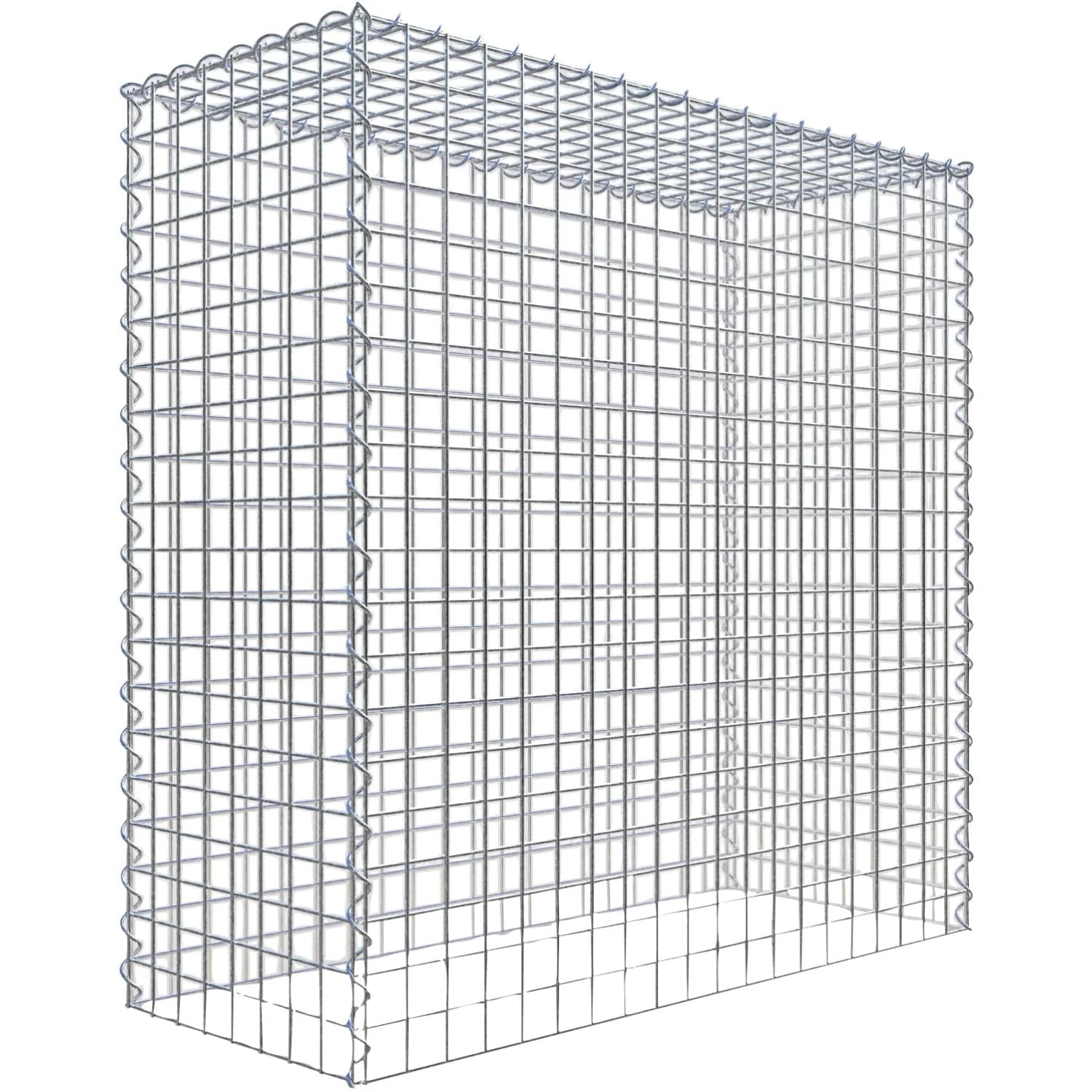Gabiona Gabione-Anbaukorb Typ 3 100 x 100 x 40 cm Maschenw 5 x 5 cm