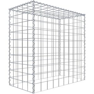 Gabiona Gabione-Anbaukorb Typ 3 100 x 100 x 50 cm Maschenw 10 x 10 cm