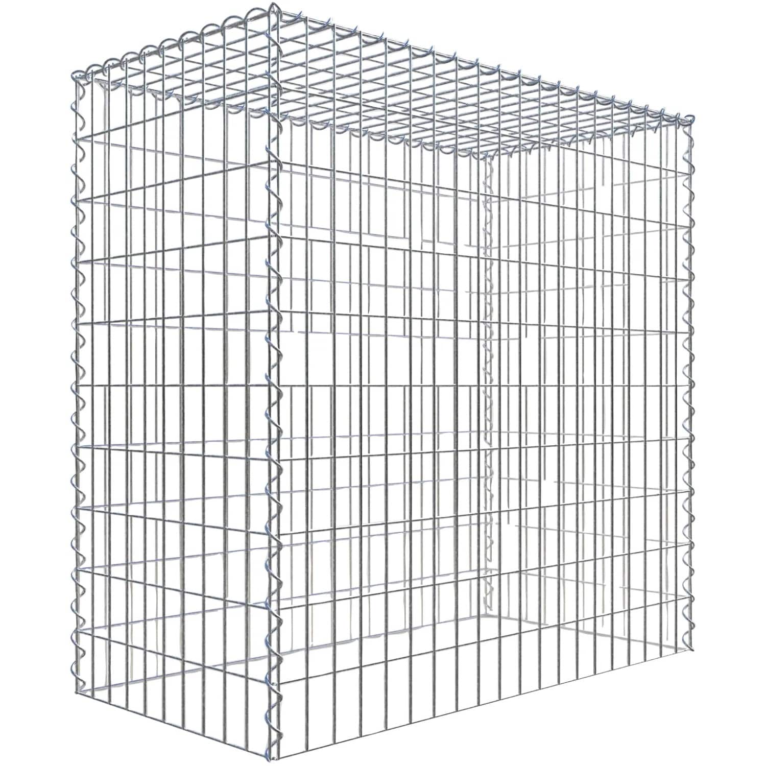 Gabiona Gabione-Anbaukorb Typ 3 100 x 100 x 50 cm Maschenw 5 x 10 cm