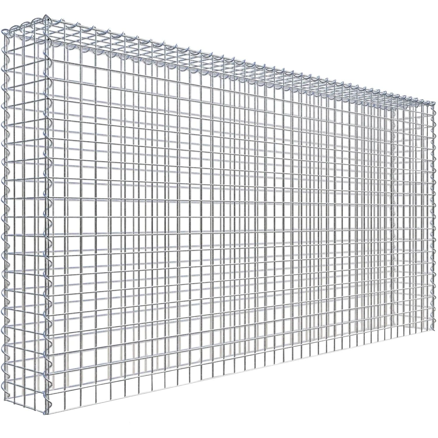 Gabiona Gabione-Anbaukorb Typ 3 100 x 200 x 20 cm Maschenw 5 x 5 cm