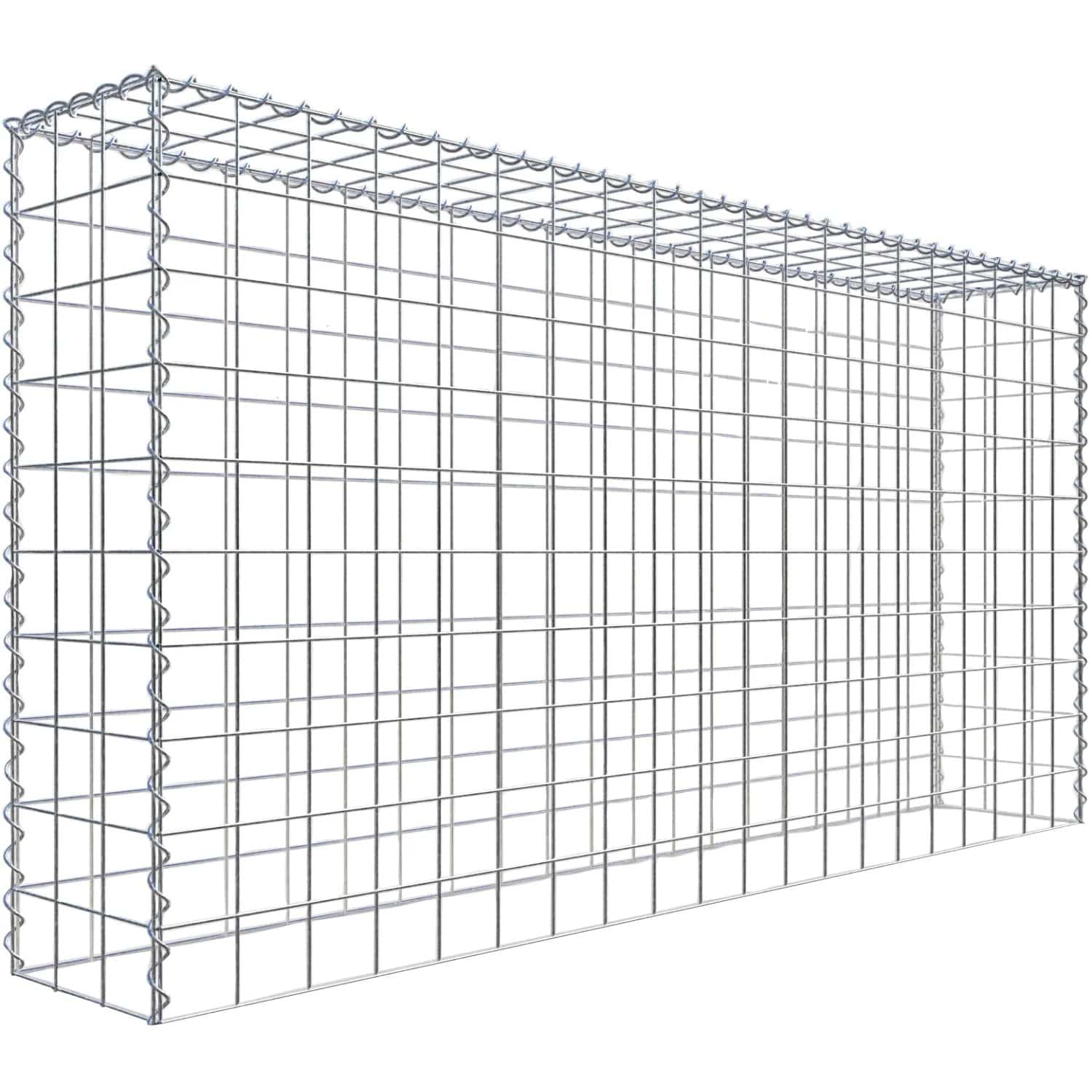 Gabiona Gabione-Anbaukorb Typ 3 100 x 200 x 30 cm Maschenw 10 x 10 cm