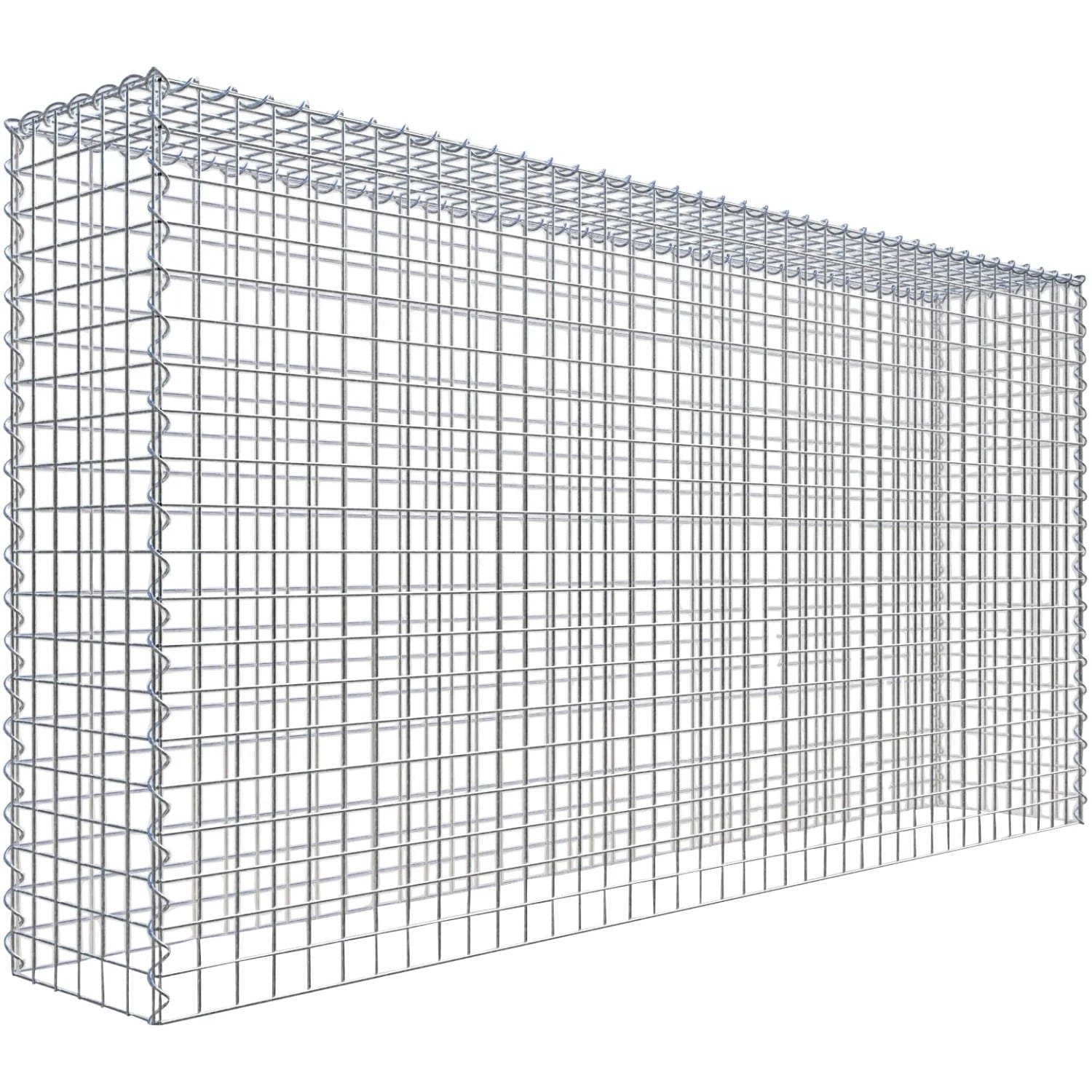 Gabiona Gabione-Anbaukorb Typ 3 100 x 200 x 30 cm Maschenw 5 x 5 cm