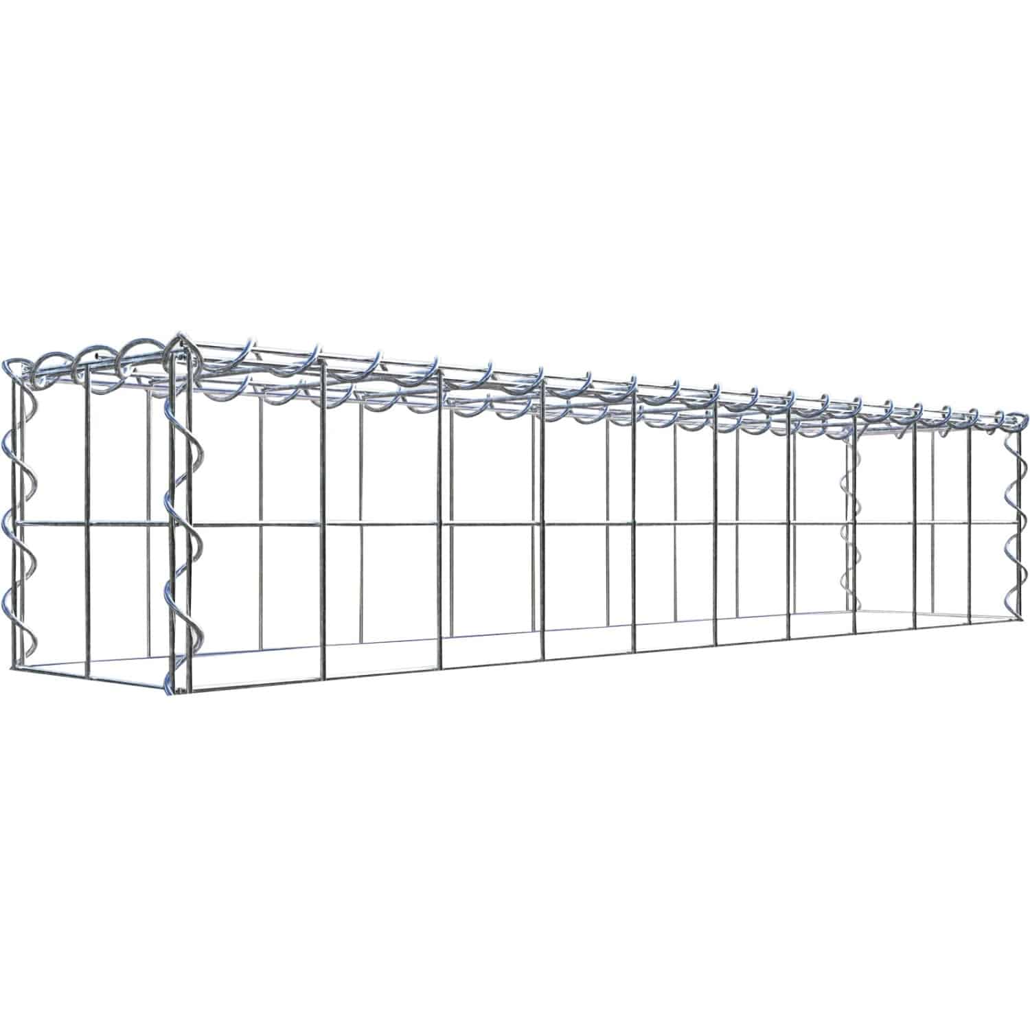 Gabiona Gabione-Anbaukorb Typ 3 20 x 100 x 20 cm Maschenw 10 x 10 cm