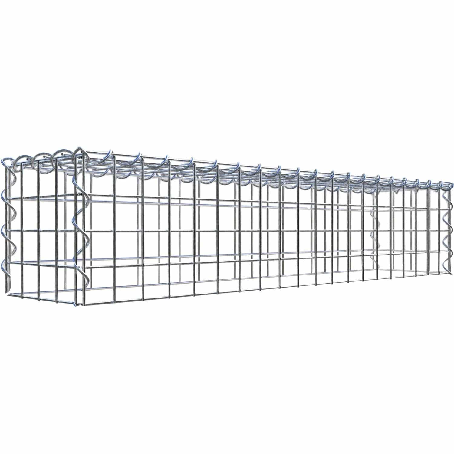 Gabiona Gabione-Anbaukorb Typ 3 20 x 100 x 20 cm Maschenw 5 x 5 cm