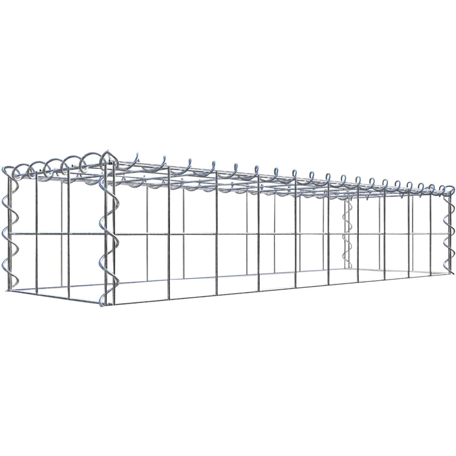 Gabiona Gabione-Anbaukorb Typ 3 20 x 100 x 30 cm Maschenw 10 x 10 cm