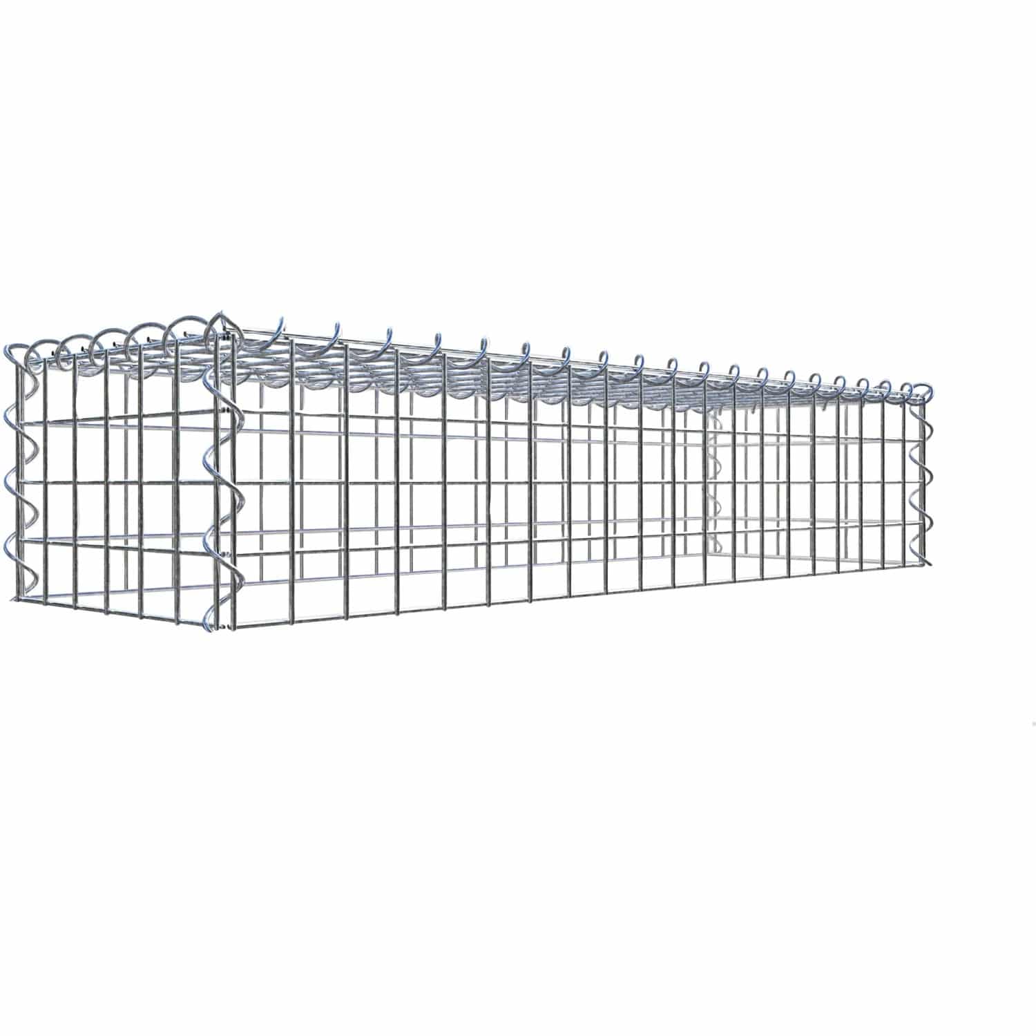 Gabiona Gabione-Anbaukorb Typ 3 20 x 100 x 30 cm Maschenw 5 x 5 cm