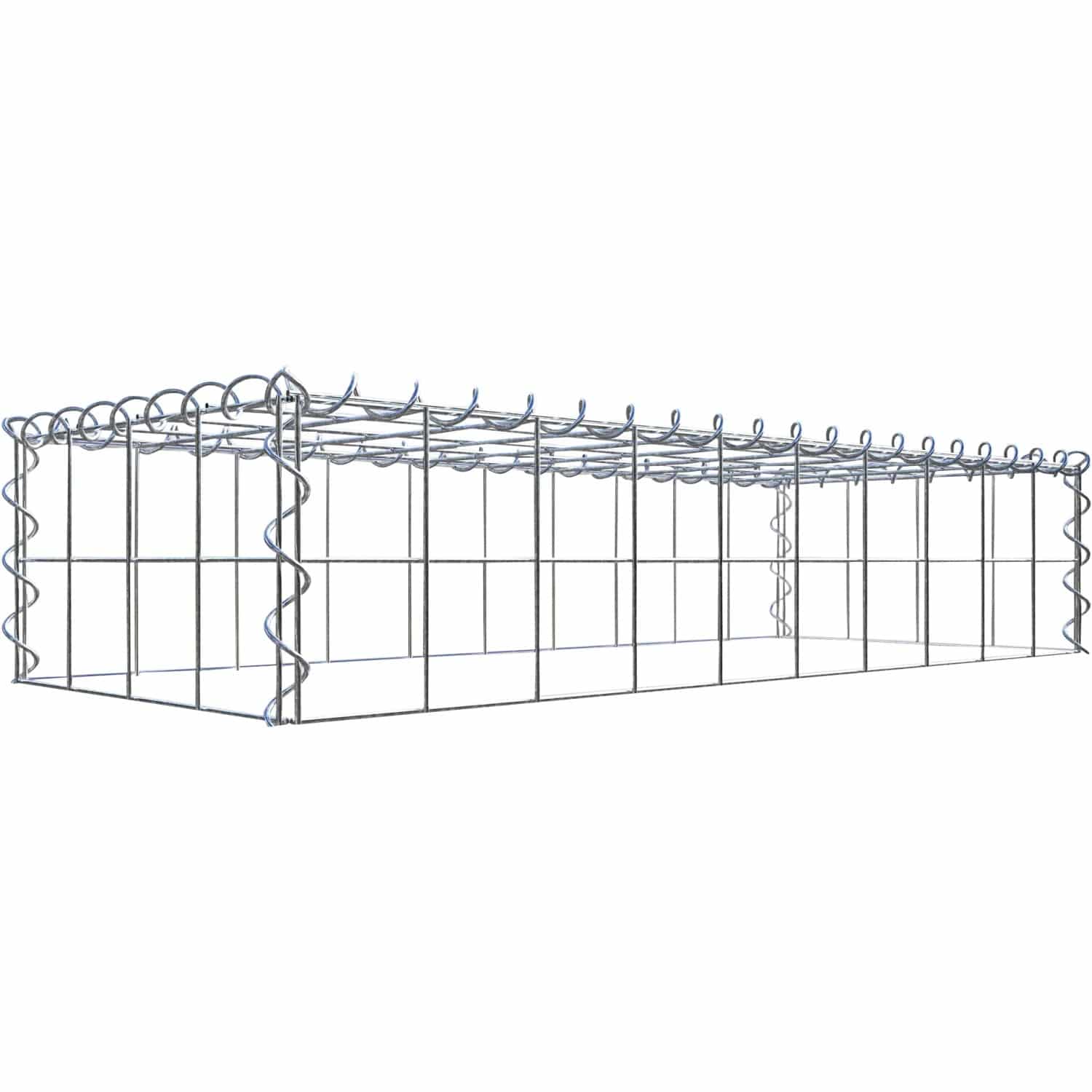 Gabiona Gabione-Anbaukorb Typ 3 20 x 100 x 40 cm Maschenw 10 x 10 cm