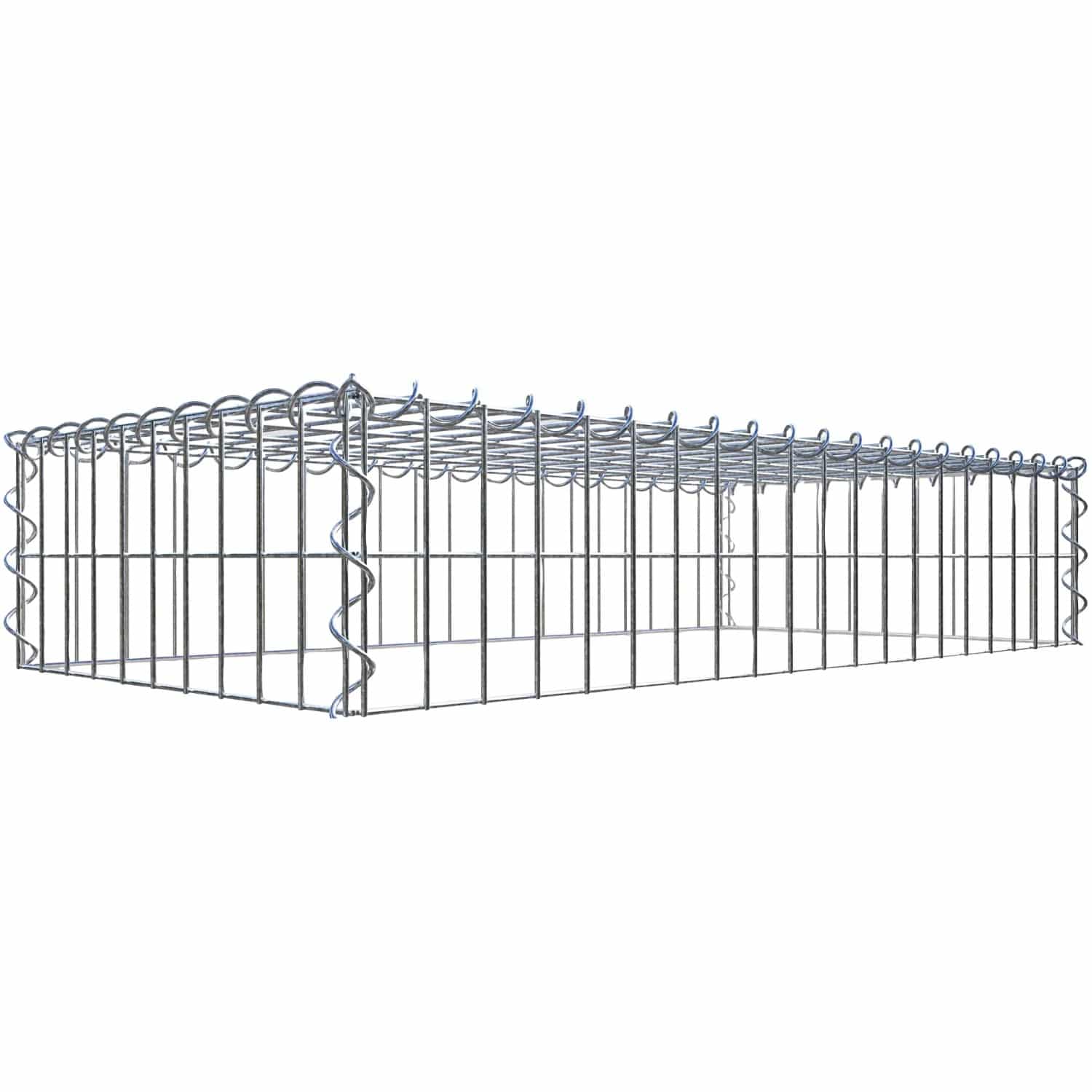 Gabiona Gabione-Anbaukorb Typ 3 20 x 100 x 50 cm Maschenw 5 x 10 cm