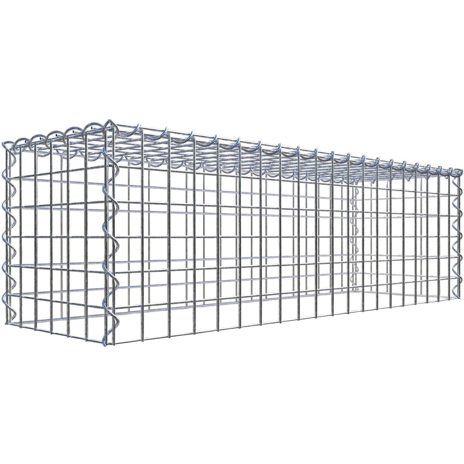 Gabiona Gabione-Anbaukorb Typ 3 30 x 100 x 30 cm Maschenw 5 x 5 cm