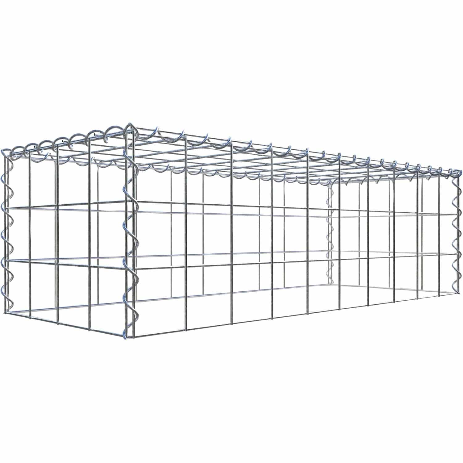 Gabiona Gabione-Anbaukorb Typ 3 30 x 100 x 40 cm Maschenw 10 x 10 cm