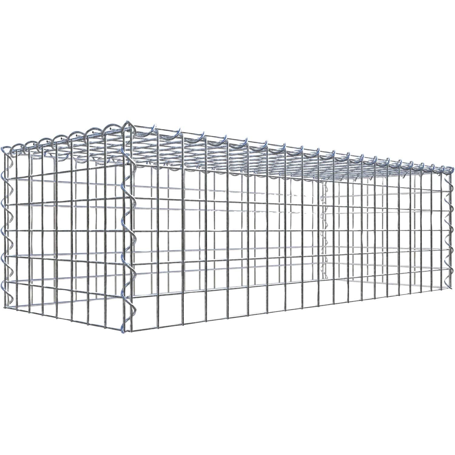 Gabiona Gabione-Anbaukorb Typ 3 30 x 100 x 40 cm Maschenw 5 x 5 cm
