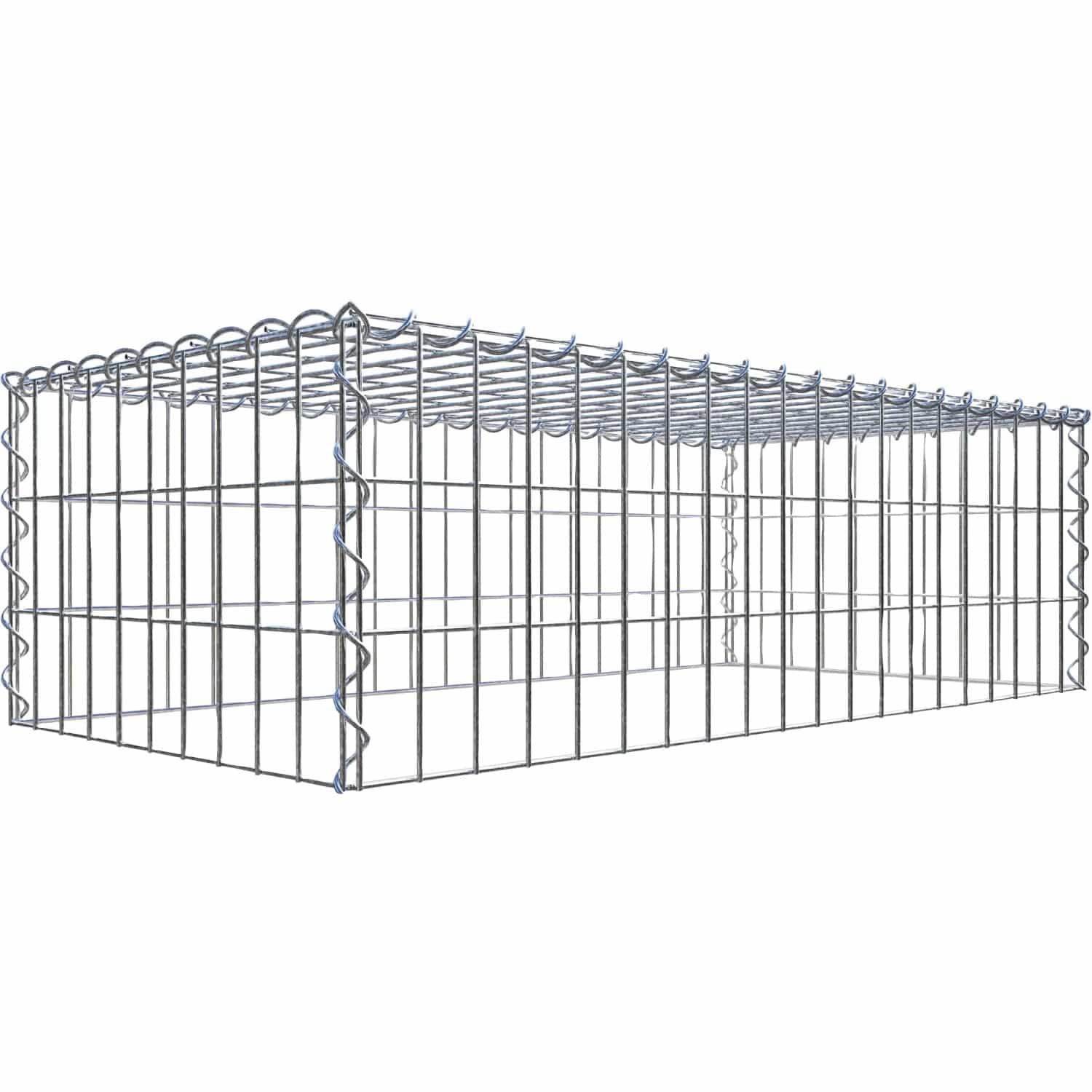 Gabiona Gabione-Anbaukorb Typ 3 30 x 100 x 50 cm Maschenw 5 x 10 cm