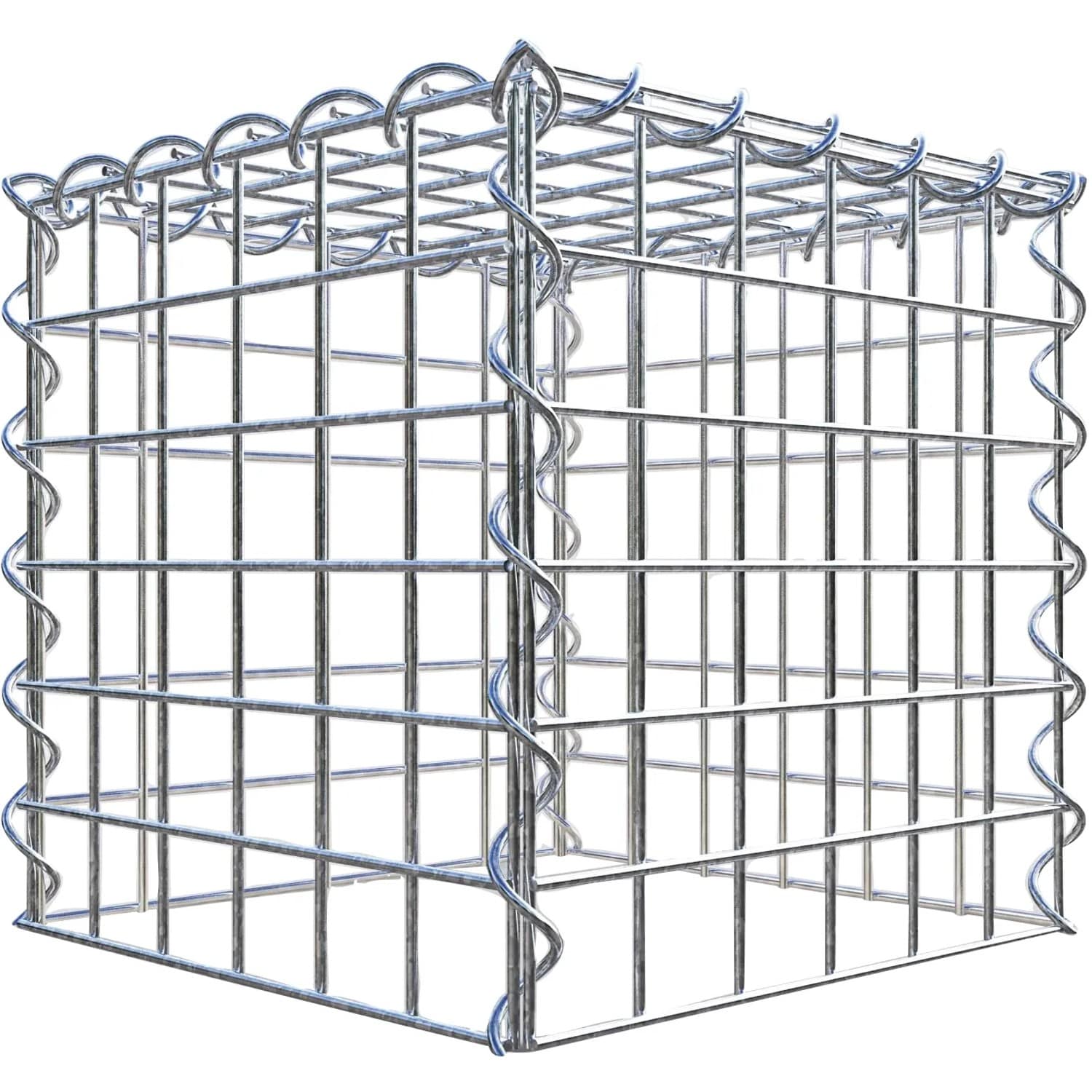 Gabiona Gabione-Anbaukorb Typ 3 30 x 30 x 30 cm Maschenw 5 x 5 cm
