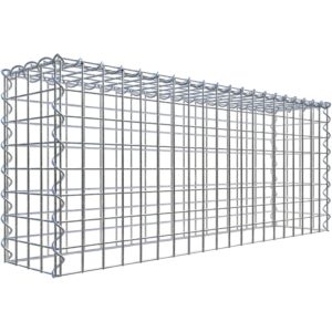 Gabiona Gabione-Anbaukorb Typ 3 40 x 100 x 20 cm Maschenw 5 x 5 cm