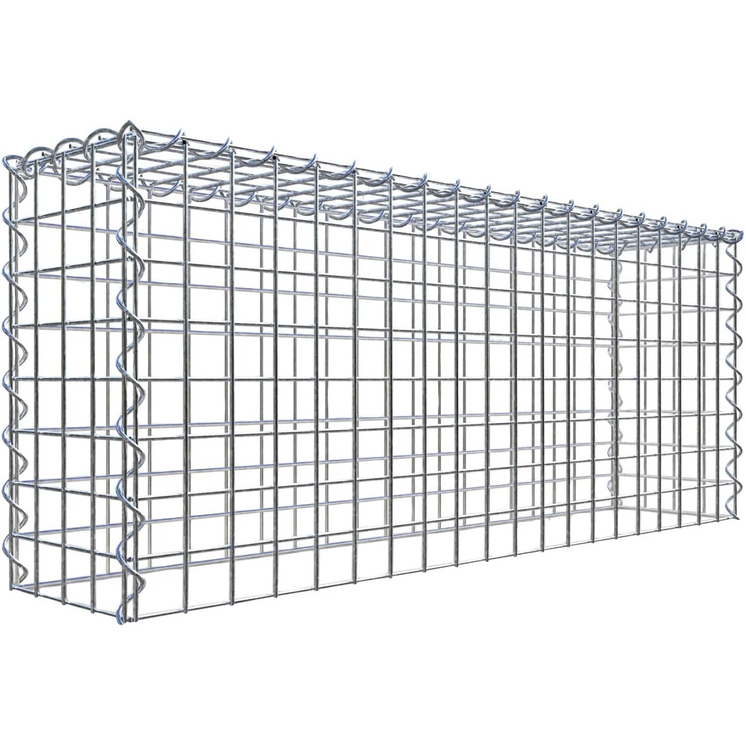 Gabiona Gabione-Anbaukorb Typ 3 40 x 100 x 20 cm Maschenw 5 x 5 cm