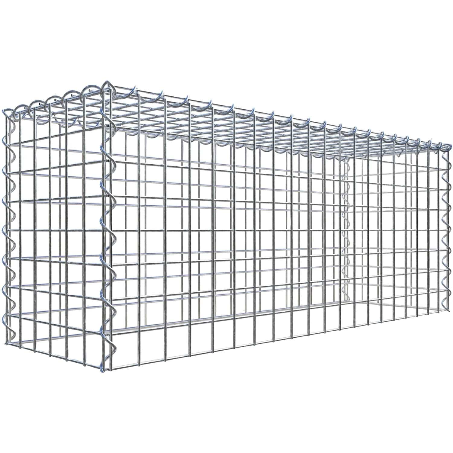Gabiona Gabione-Anbaukorb Typ 3 40 x 100 x 30 cm Maschenw 5 x 5 cm