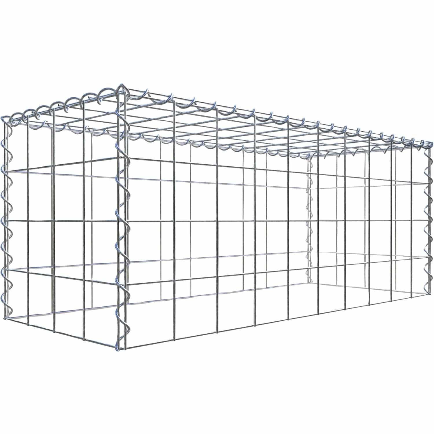 Gabiona Gabione-Anbaukorb Typ 3 40 x 100 x 40 cm Maschenw 10 x 10 cm