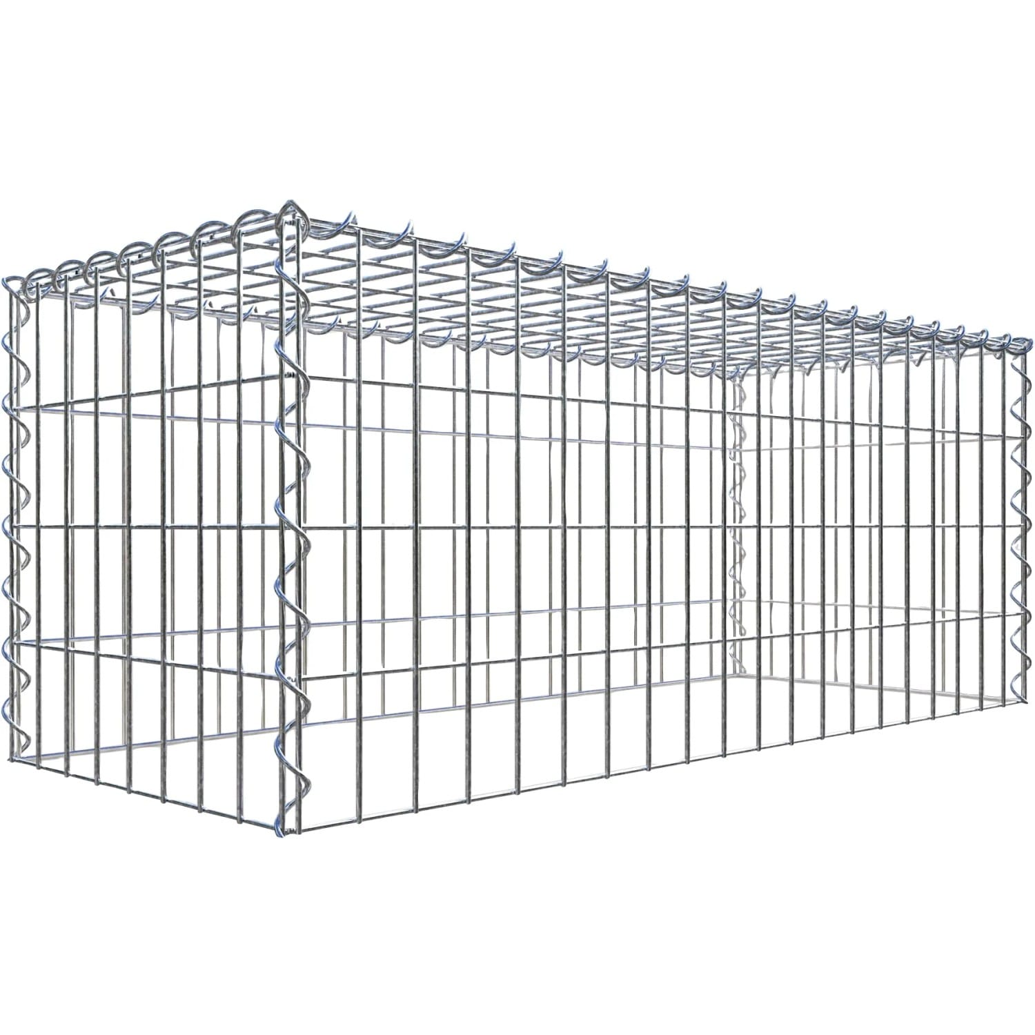 Gabiona Gabione-Anbaukorb Typ 3 40 x 100 x 40 cm Maschenw 5 x 10 cm