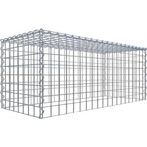 Gabiona Gabione-Anbaukorb Typ 3 40 x 100 x 40 cm Maschenw 5 x 5 cm