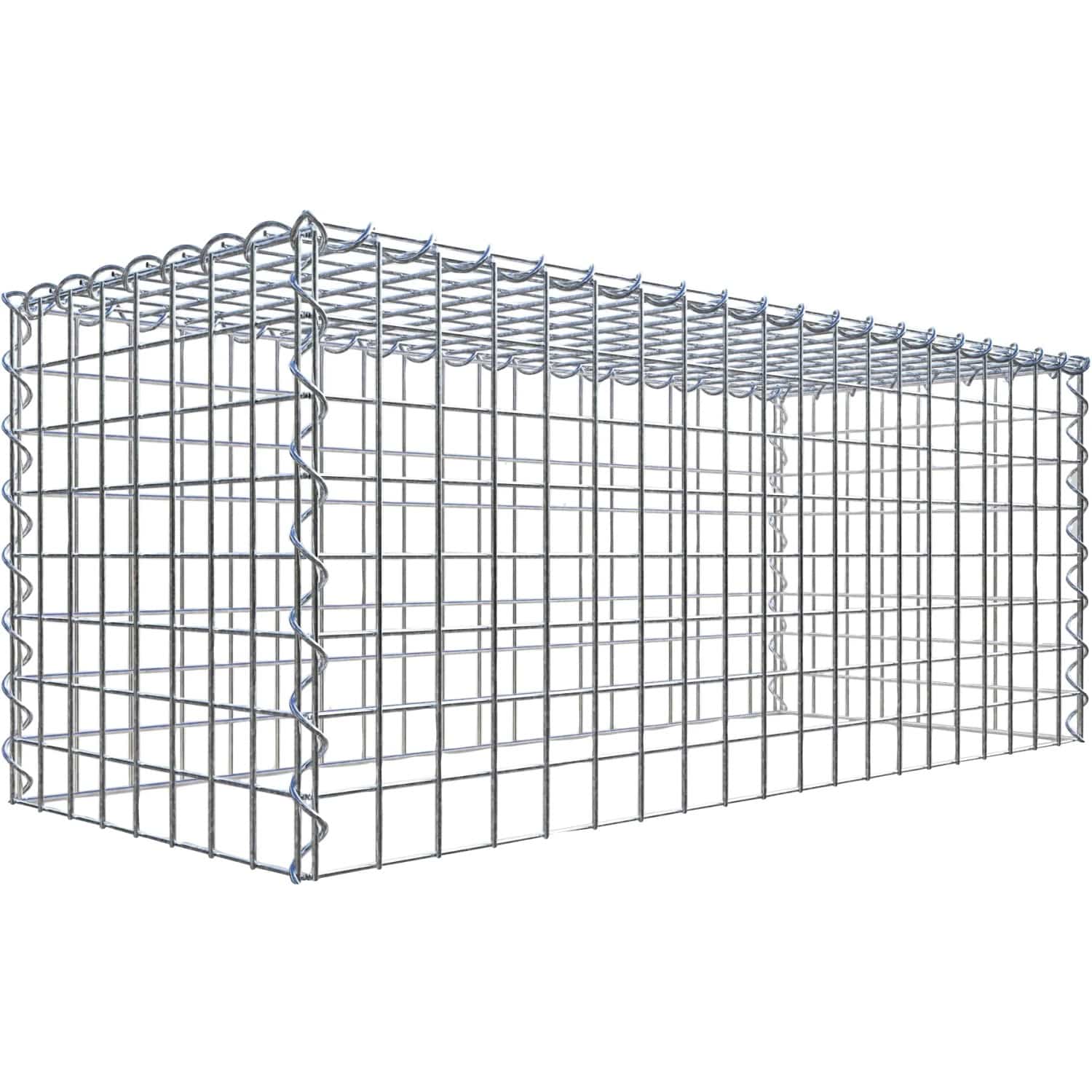 Gabiona Gabione-Anbaukorb Typ 3 40 x 100 x 40 cm Maschenw 5 x 5 cm