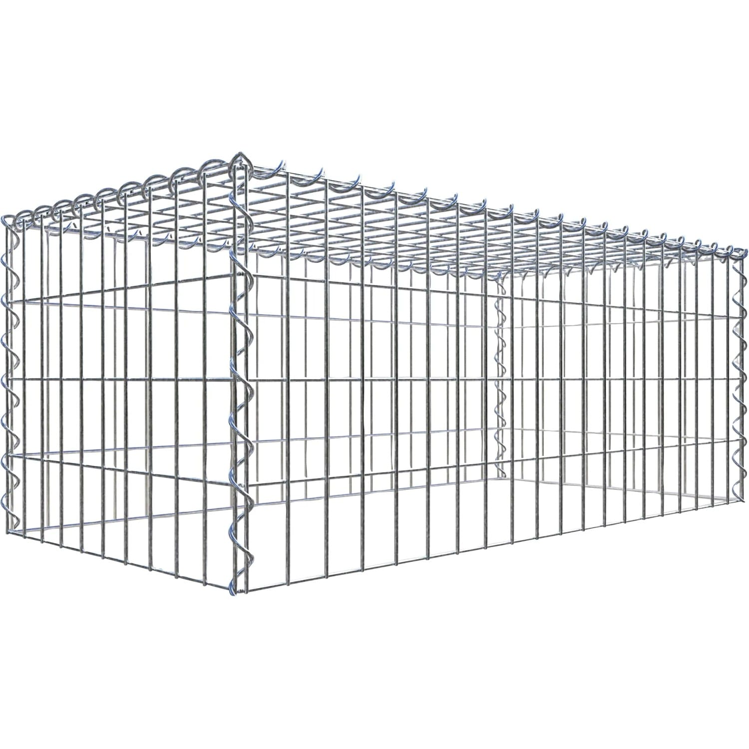 Gabiona Gabione-Anbaukorb Typ 3 40 x 100 x 50 cm Maschenw 5 x 10 cm