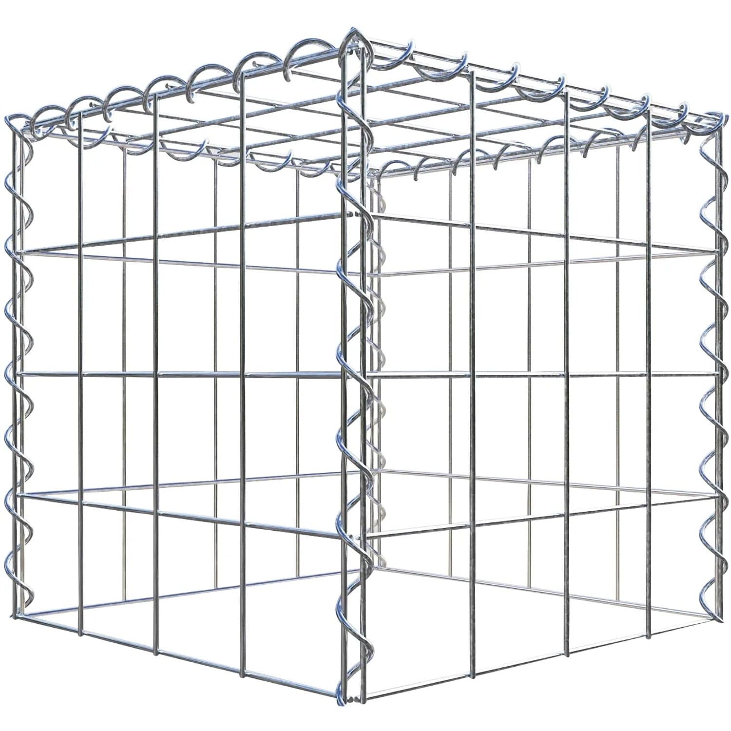 Gabiona Gabione-Anbaukorb Typ 3 40 x 40 x 40 cm Maschenw 10 x 10 cm