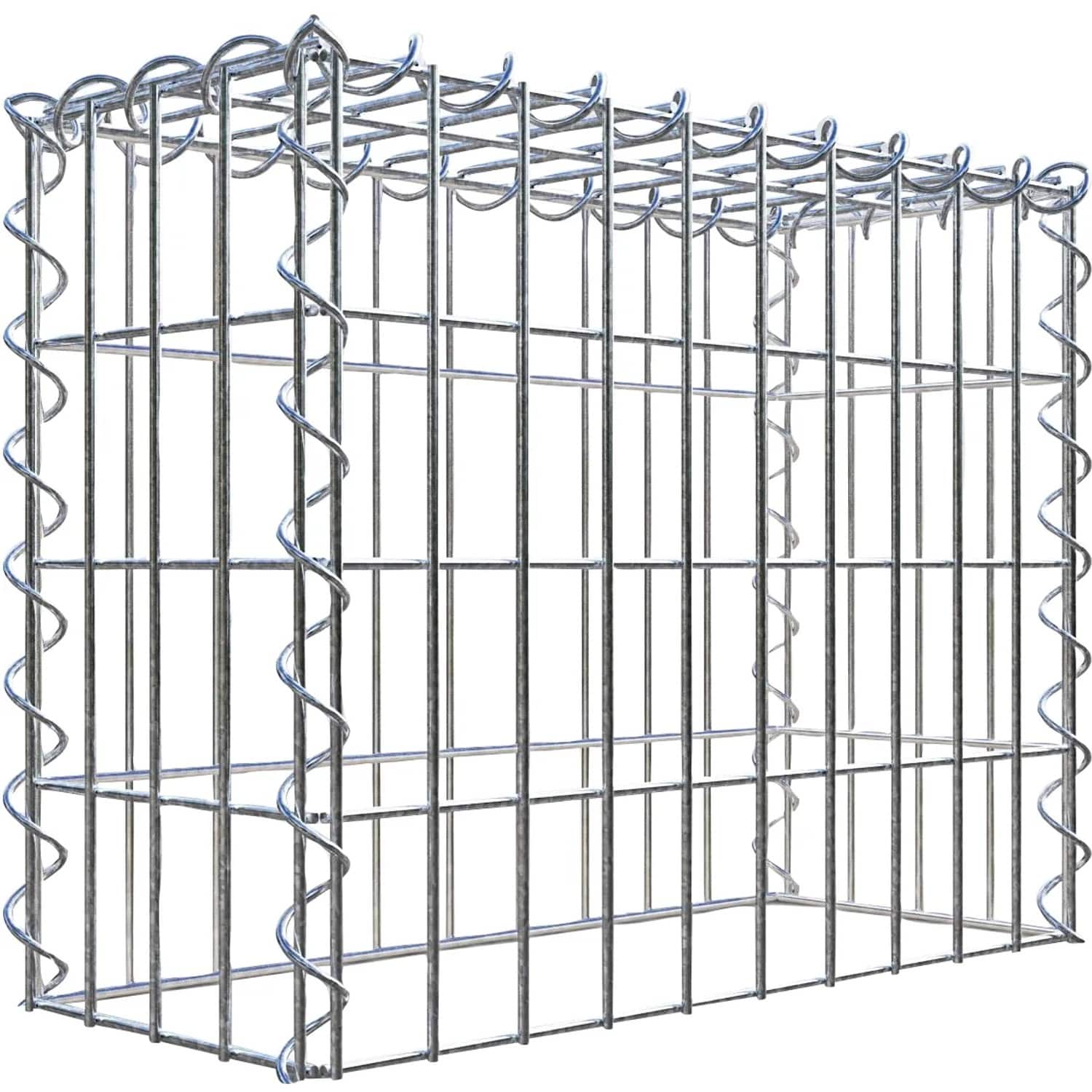 Gabiona Gabione-Anbaukorb Typ 3 40 x 50 x 20 cm Maschenw 5 x 10 cm