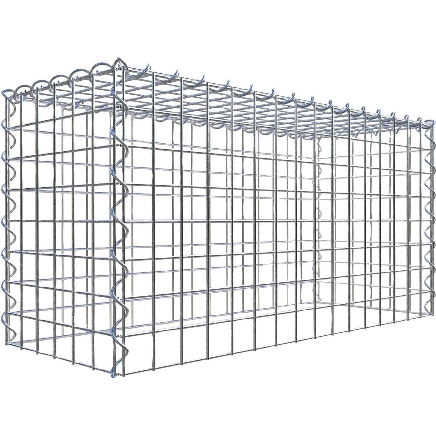 Gabiona Gabione-Anbaukorb Typ 3 40 x 80 x 30 cm Maschenw 5 x 5 cm