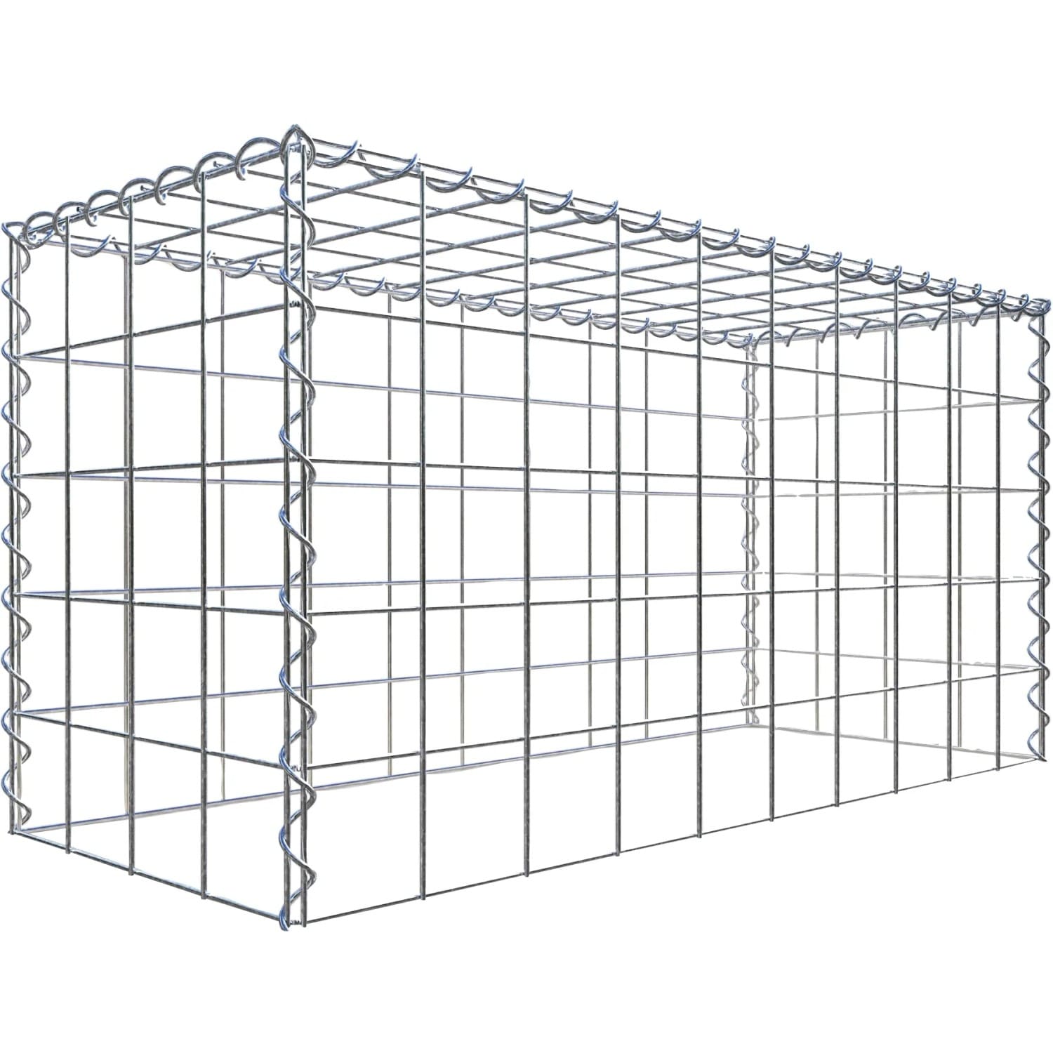 Gabiona Gabione-Anbaukorb Typ 3 50 x 100 x 40 cm Maschenw 10 x 10 cm