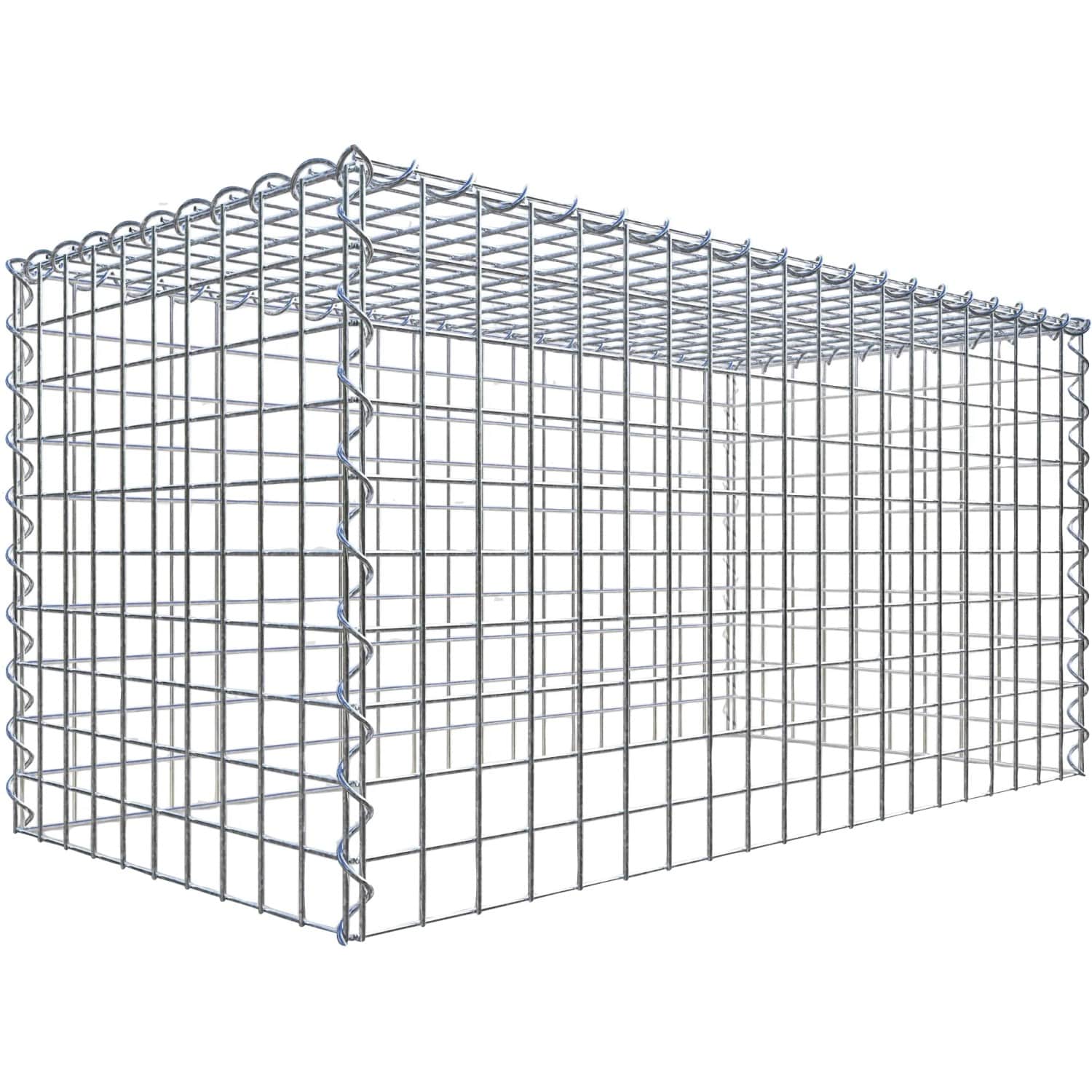 Gabiona Gabione-Anbaukorb Typ 3 50 x 100 x 50 cm Maschenw 5 x 5 cm