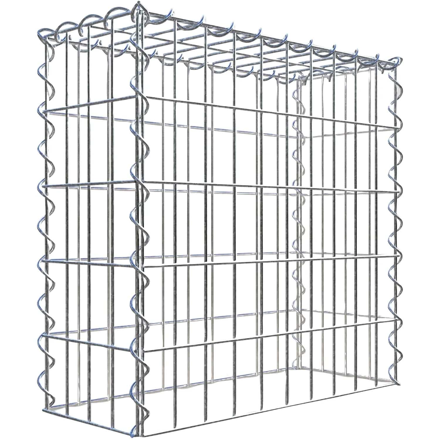 Gabiona Gabione-Anbaukorb Typ 3 50 x 50 x 20 cm Maschenw 5 x 10 cm