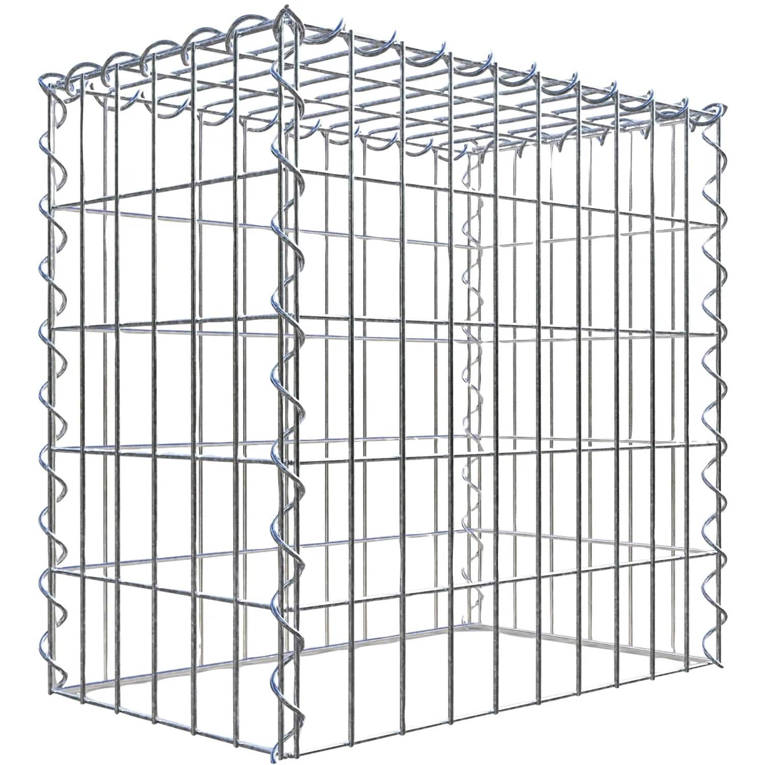 Gabiona Gabione-Anbaukorb Typ 3 50 x 50 x 30 cm Maschenw 5 x 10 cm