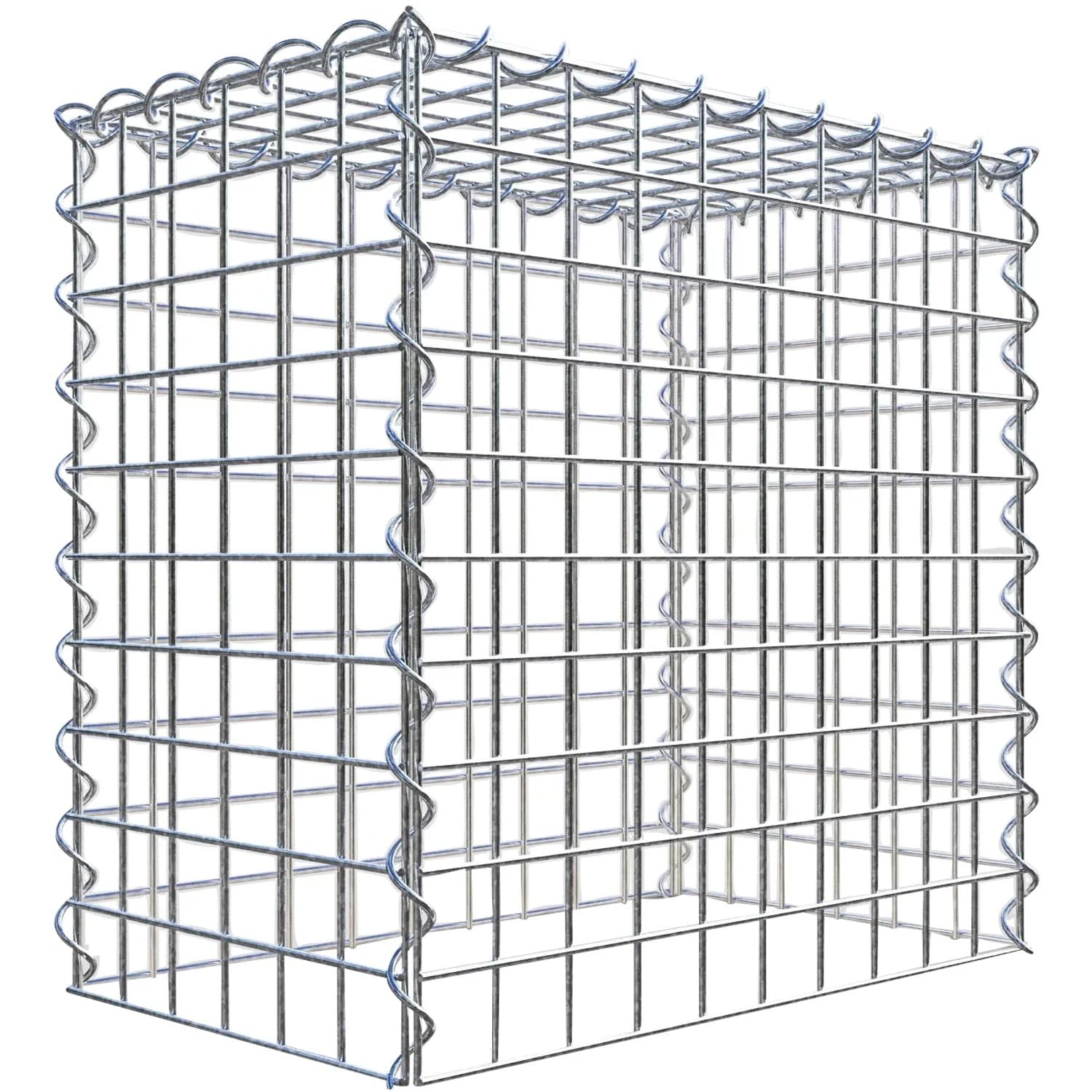 Gabiona Gabione-Anbaukorb Typ 3 50 x 50 x 30 cm Maschenw 5 x 5 cm