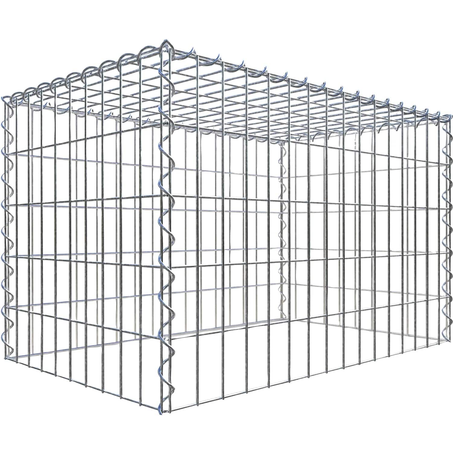 Gabiona Gabione-Anbaukorb Typ 3 50 x 80 x 50 cm Maschenw 5 x 10 cm