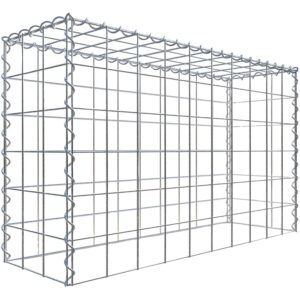 Gabiona Gabione-Anbaukorb Typ 3 60 x 100 x 30 cm Maschenw 10 x 10 cm