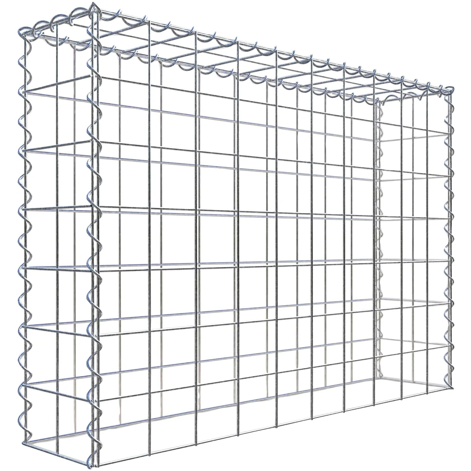 Gabiona Gabione-Anbaukorb Typ 3 70 x 100 x 20 cm Maschenw 10 x 10 cm