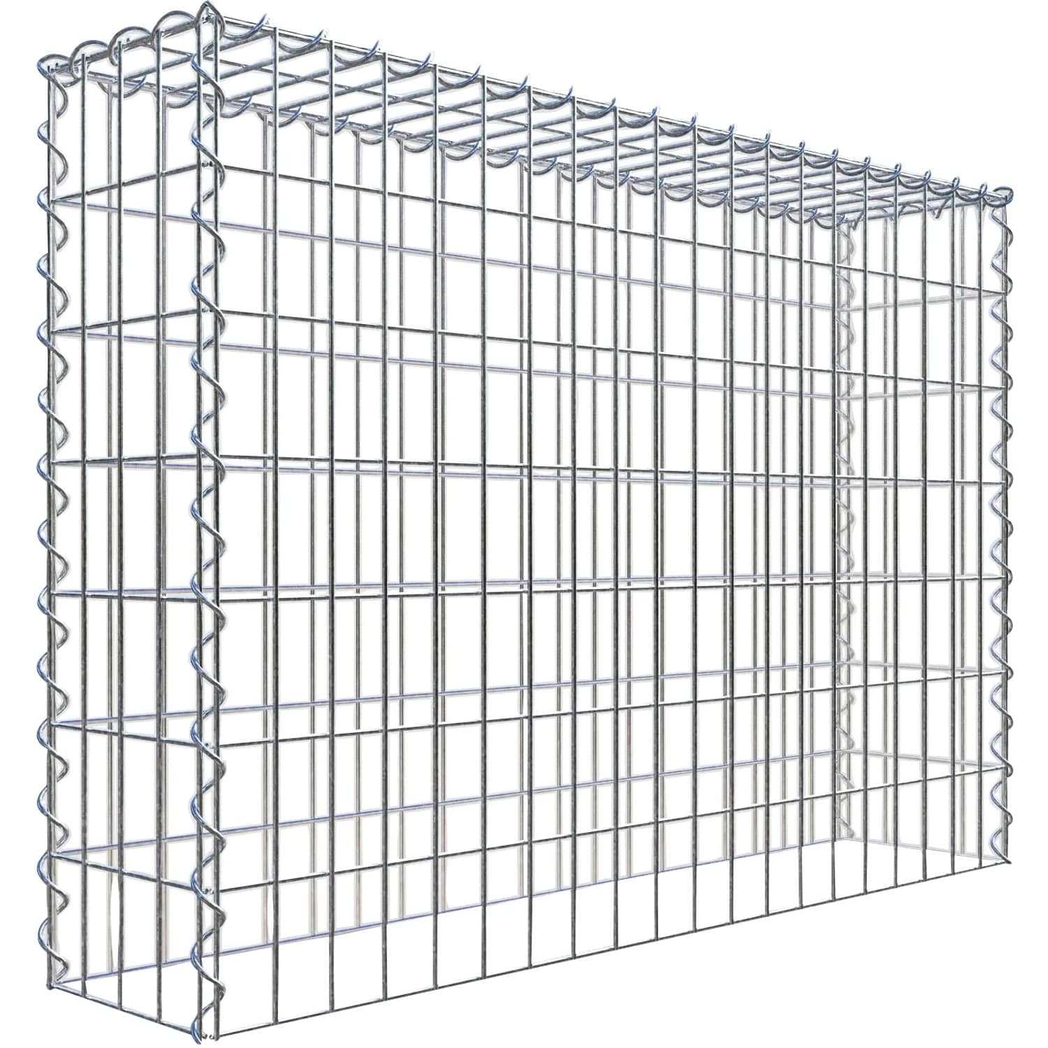 Gabiona Gabione-Anbaukorb Typ 3 70 x 100 x 20 cm Maschenw 5 x 10 cm
