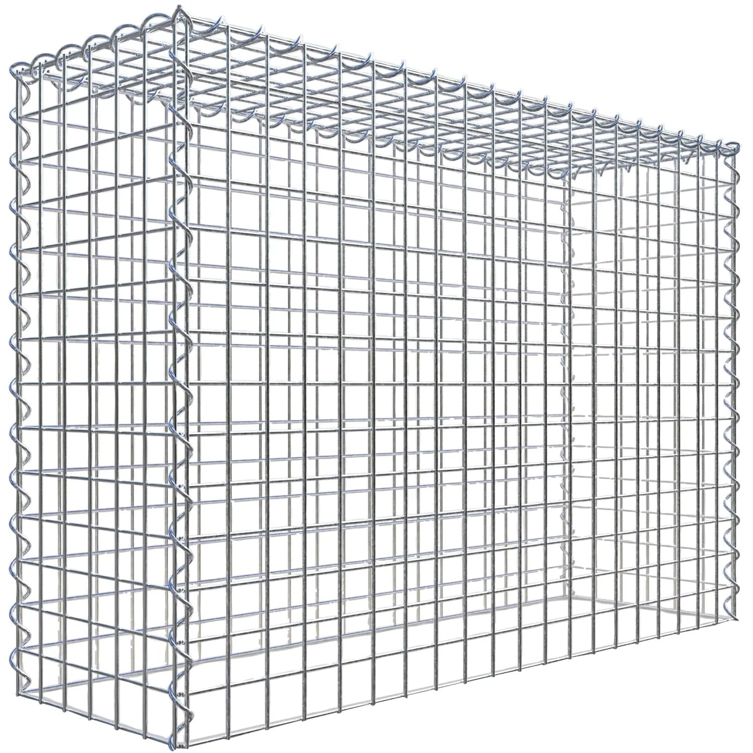 Gabiona Gabione-Anbaukorb Typ 3 70 x 100 x 30 cm Maschenw 5 x 5 cm