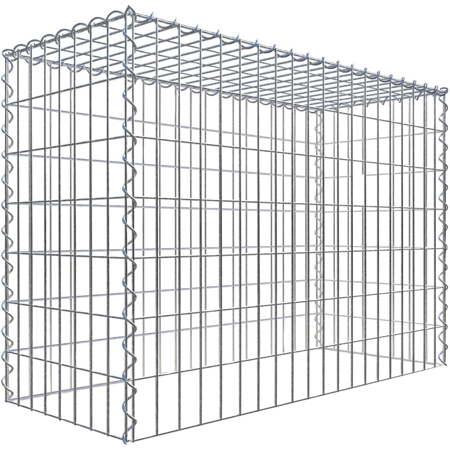Gabiona Gabione-Anbaukorb Typ 3 70 x 100 x 40 cm Maschenw 5 x 10 cm