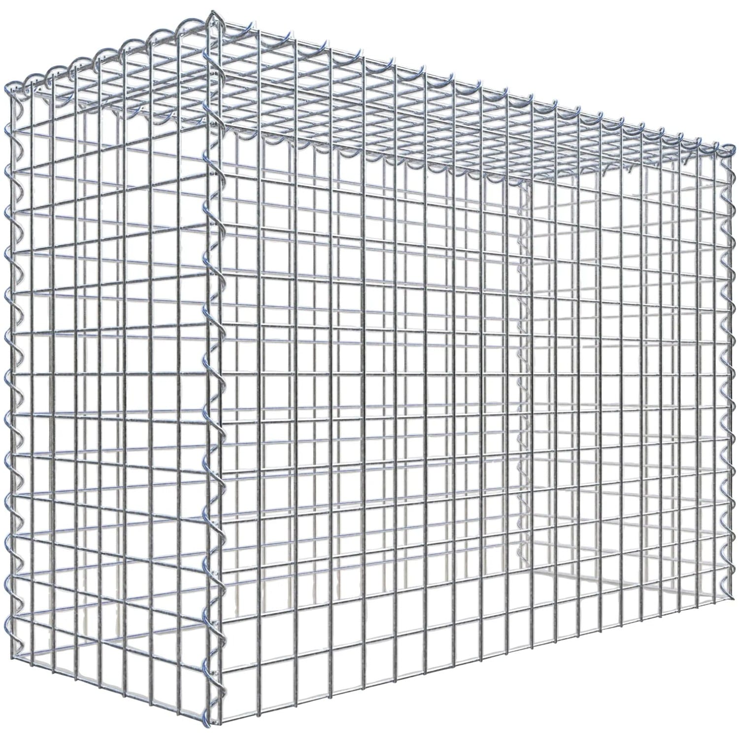 Gabiona Gabione-Anbaukorb Typ 3 70 x 100 x 40 cm Maschenw 5 x 5 cm