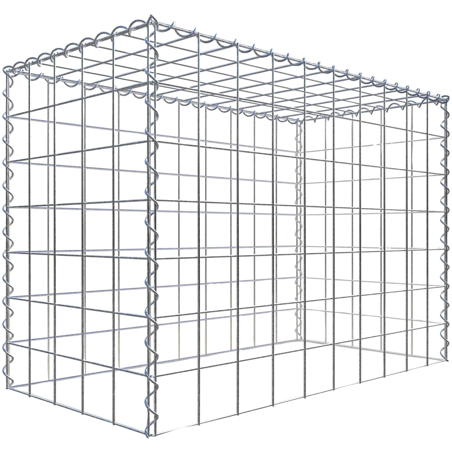 Gabiona Gabione-Anbaukorb Typ 3 70 x 100 x 50 cm Maschenw 10 x 10 cm